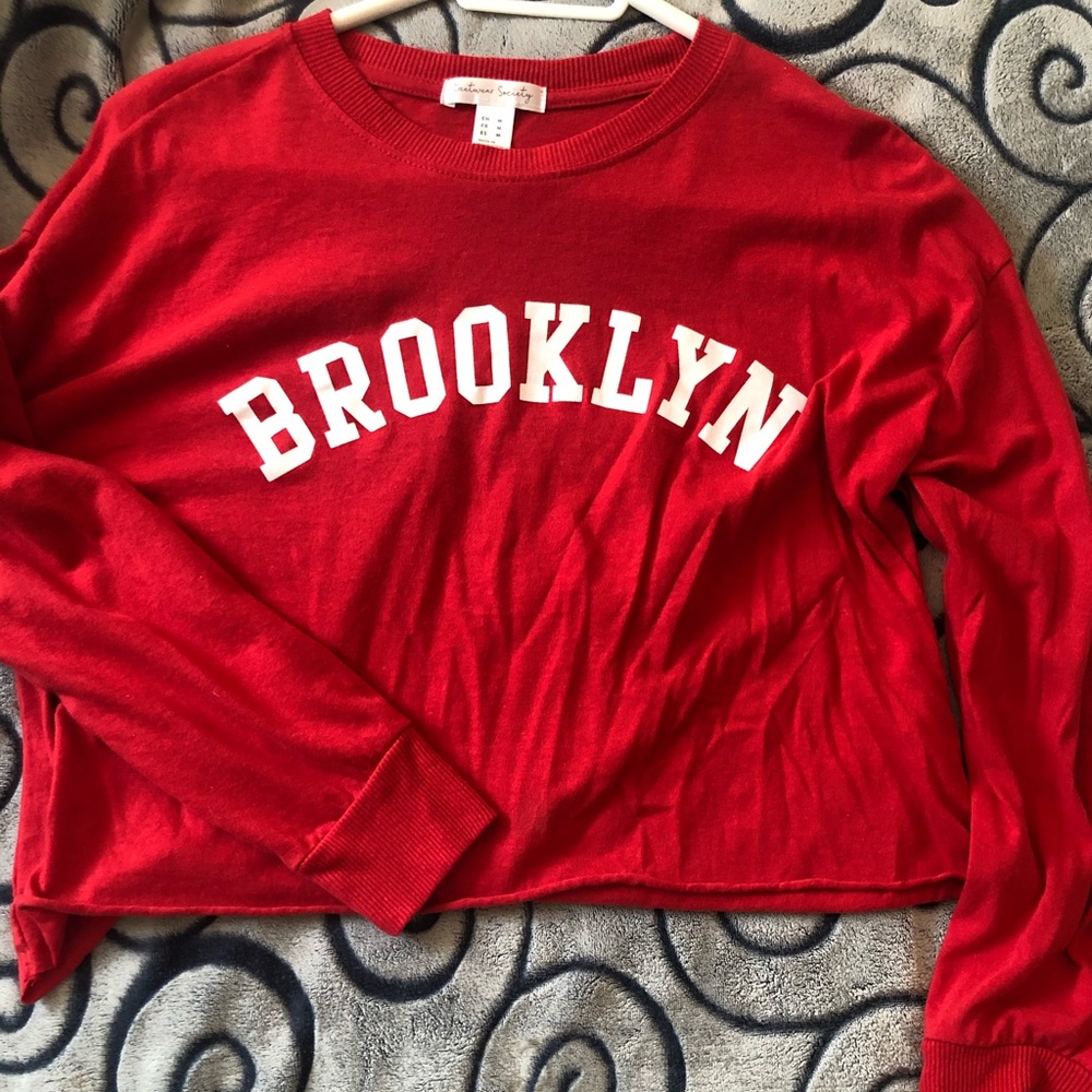 red crop top